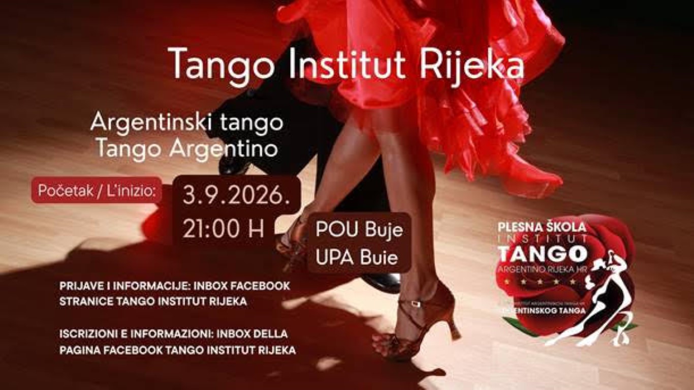 Zaplešite tango u Bujama
